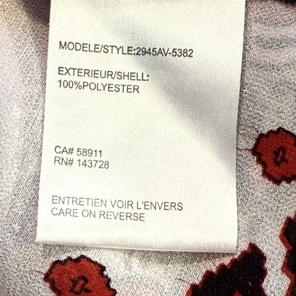 Tribal Brand Long Sleeved Sheer Blouse Sz 1X Womens Lightweight Western Vibe Fun - Picture 8 of 8